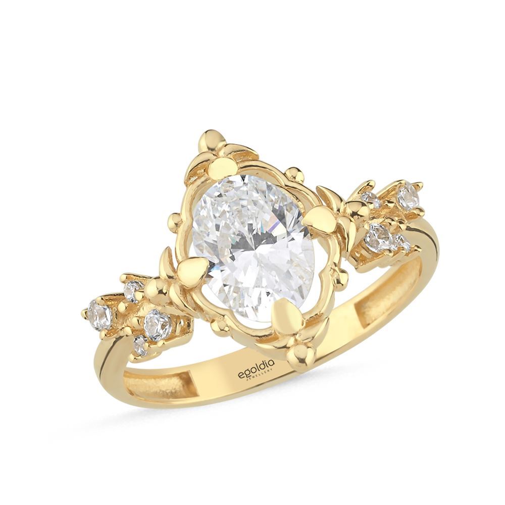 Damla Taşlı Fantazi Yüzük