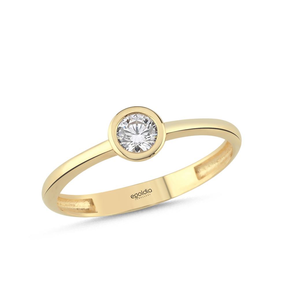 Oval Taşlı Yüzük