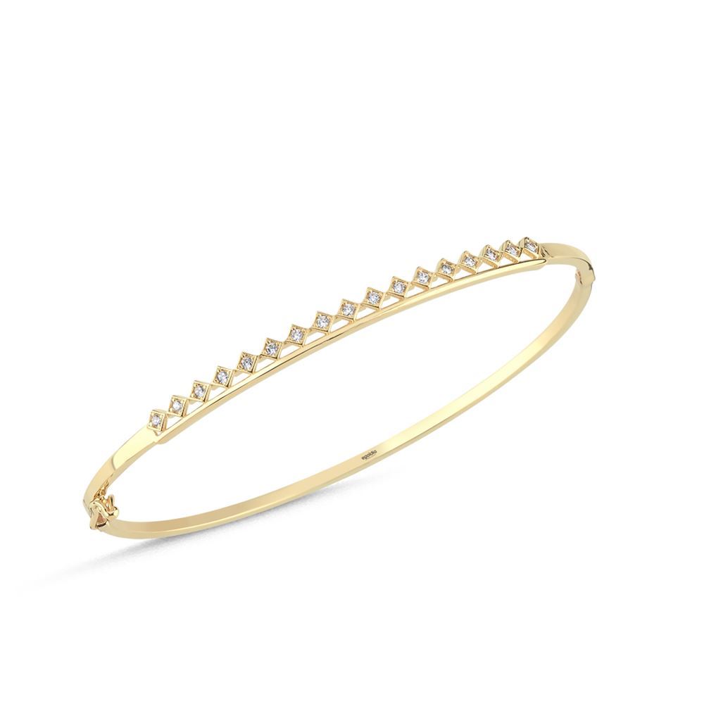 Baget Kare Taşlı Kelepçe ( 6*5 Cm 1 Mm)