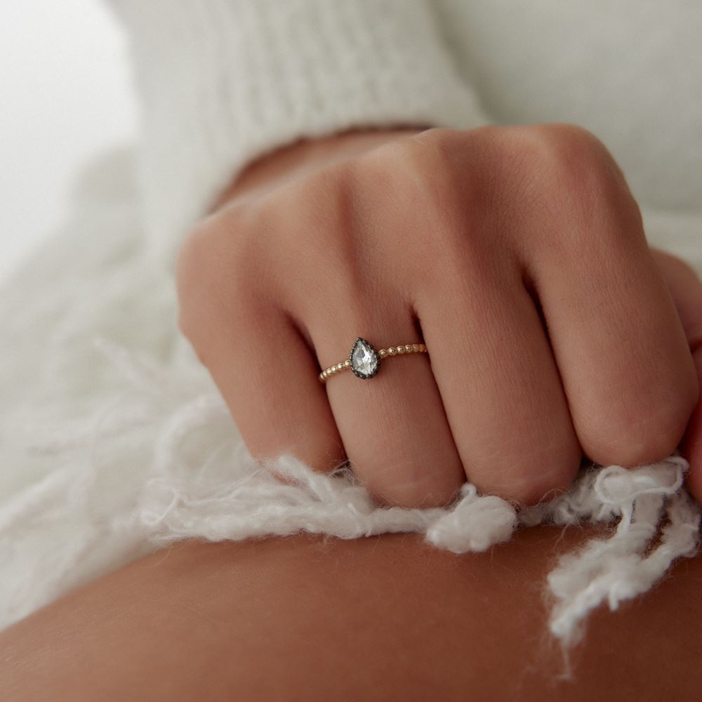 Damla Tatşlı Burgu Yüzük