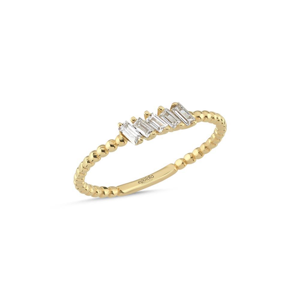 Baget Çapraz Sıralı Yüzük