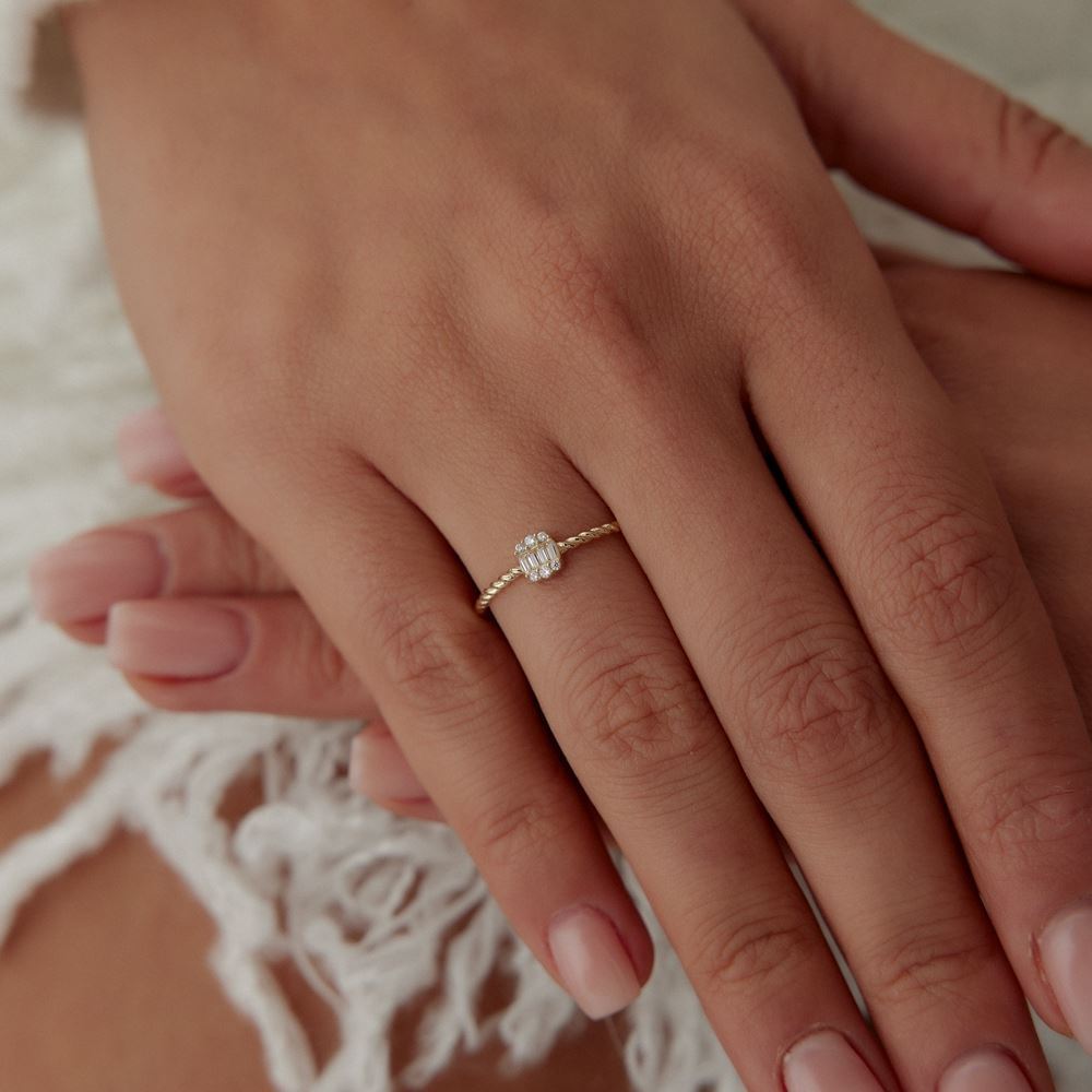 Baget Burgu Tasarım Yüzük