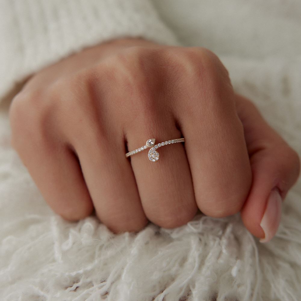 Damla Taş Tasarım Yüzük