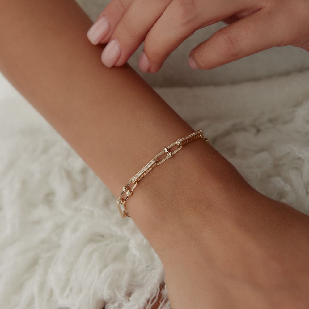 Ataç Dorika Taşlı Tasarım Bileklik