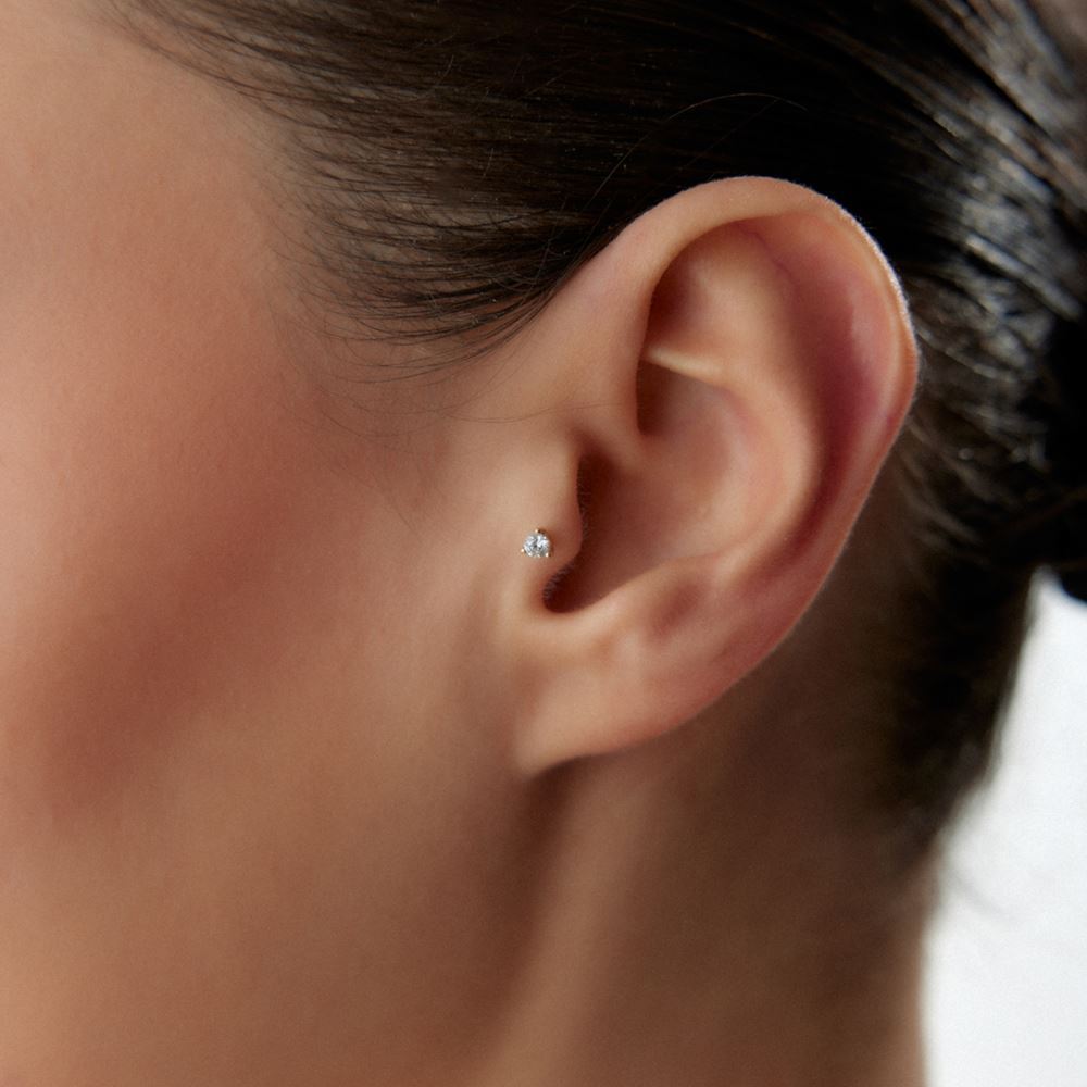 Baget Taşlı Piercing