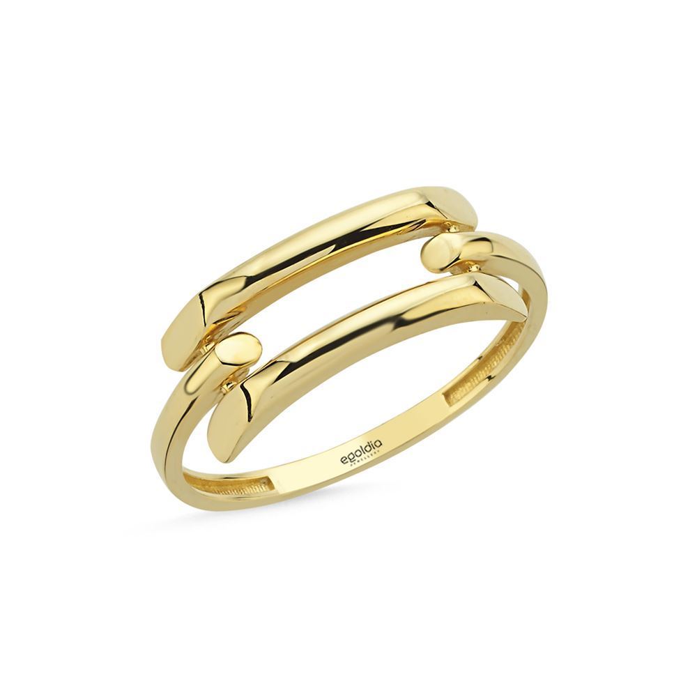 Kaburga İkili Sade Yüzük