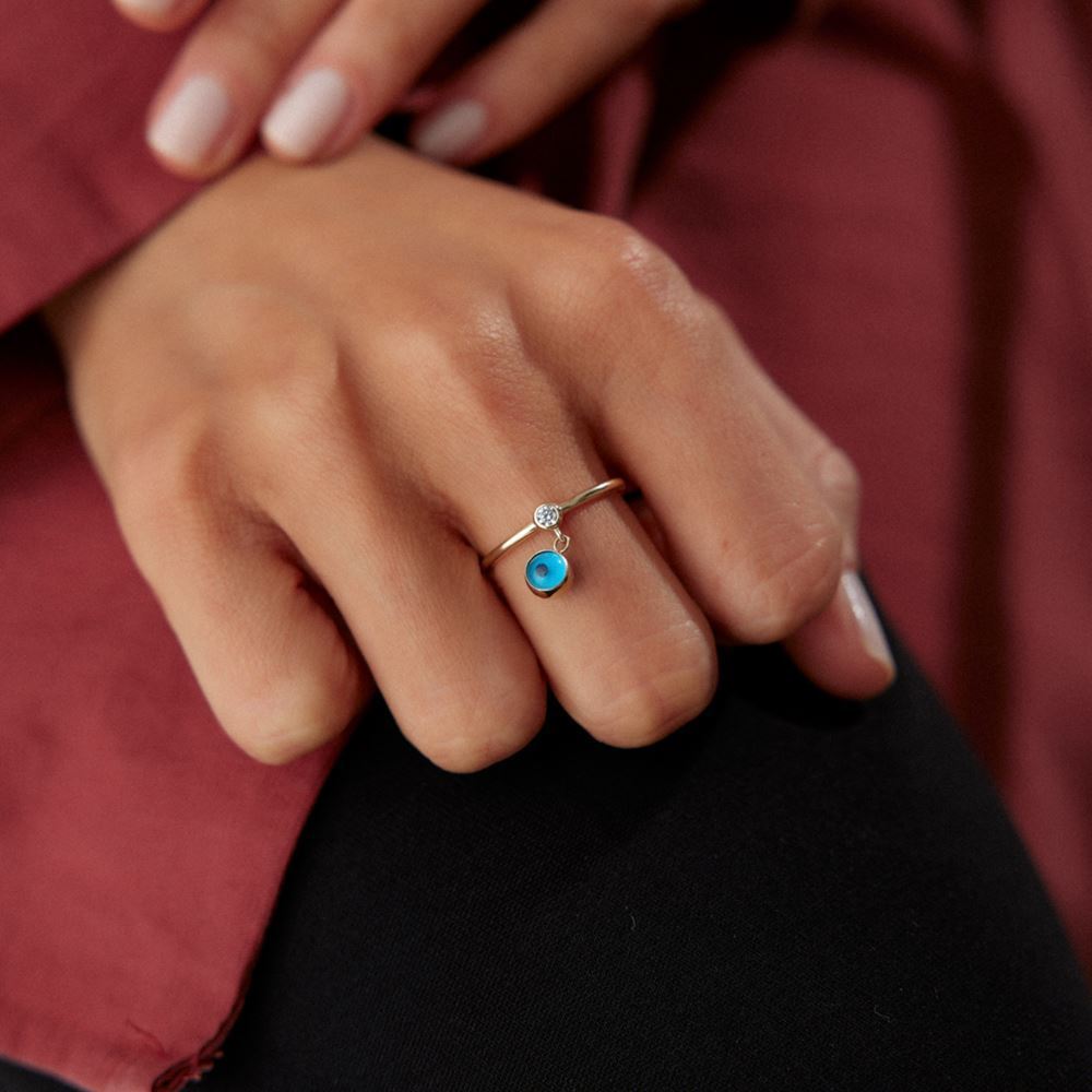 Nazar Boncuklu Yüzük