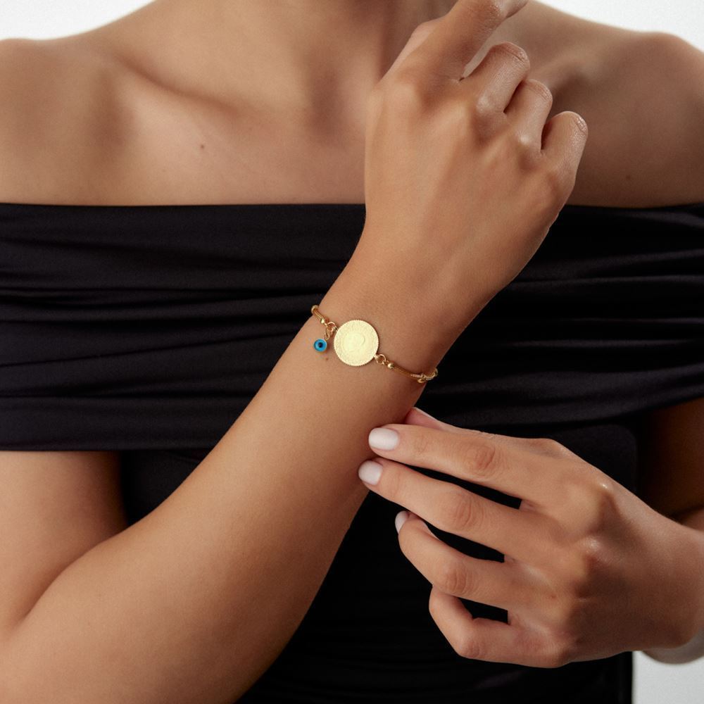 Kırmızı Çeyrekli Dorika Bileklik