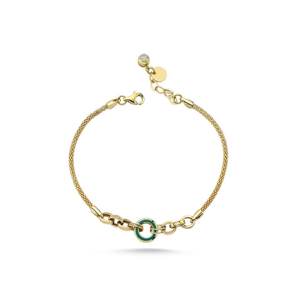 Halka Mineli Bileklik