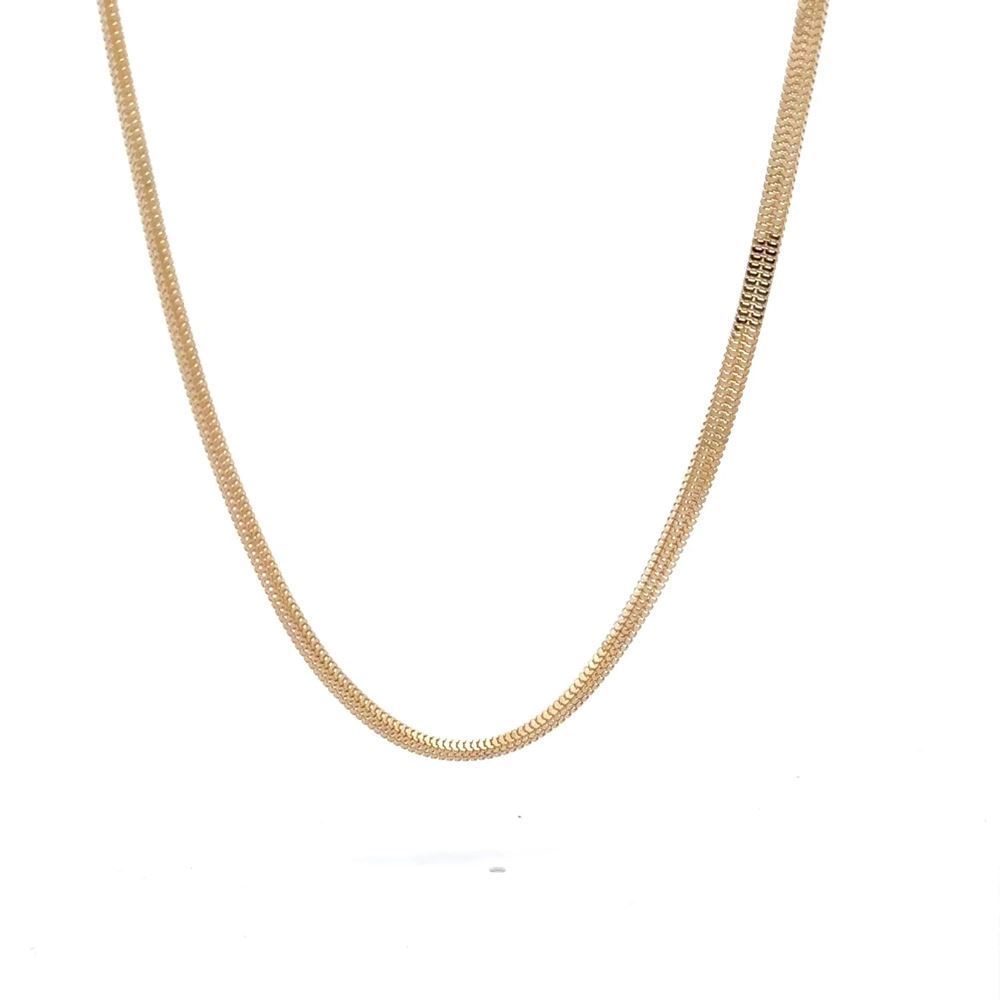 İtalyan Balıksırtı Kolye 55 Cm