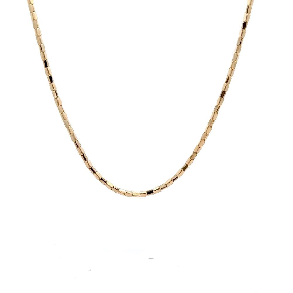 İtalyan Küp Sıralı Kolye 54 Cm