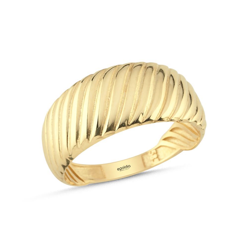 Midye Çizgi Tasarım Yüzük