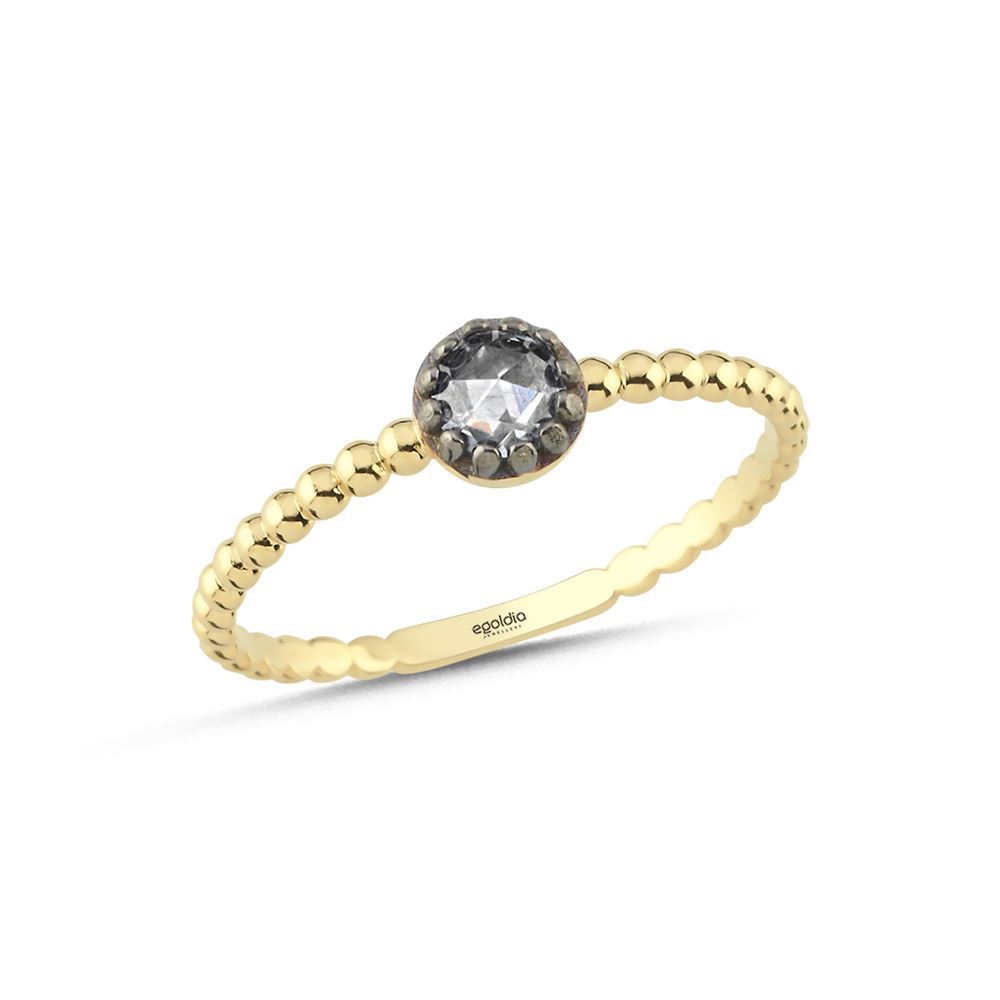 Oval Taş Elmas Yüzük