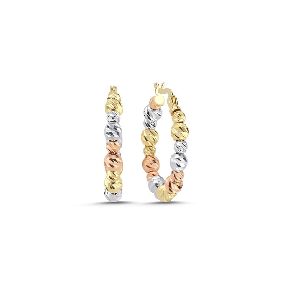 Dorika Toplu Büyük Boy Küpe (2,5x2,5 cm 2,5 mm)